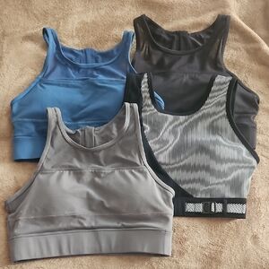 Set of 4 ZYIA Sports Bras (Small)